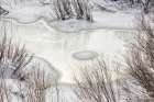 USA, Wyoming, Grand Teton National Park, Jackson. Ice on Pacific Creek Art Print